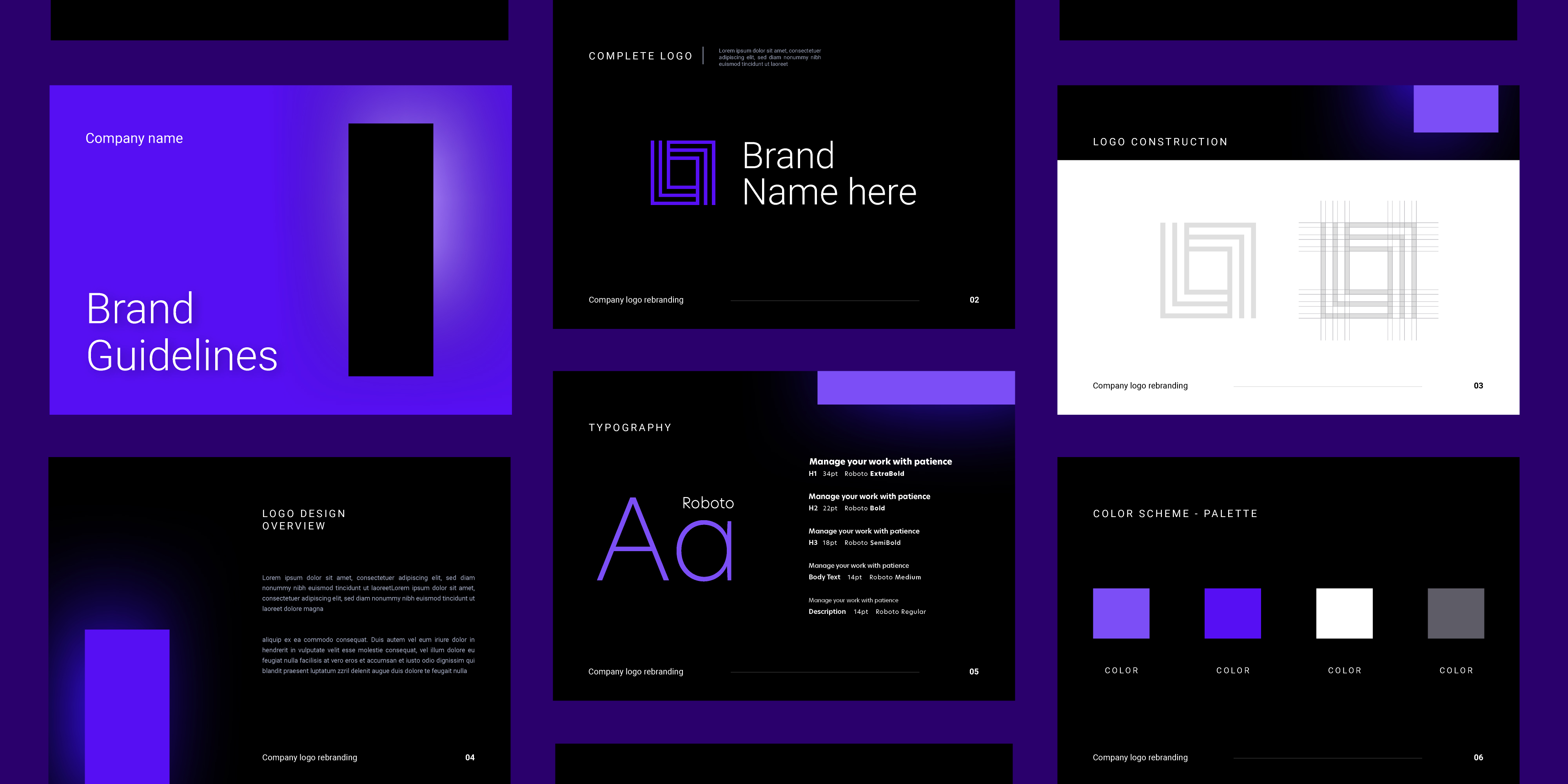 Brand book de una empresa
